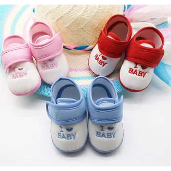 התינוק החדש נעליים חמוד יוניסקס תינוק ילדה נעלי הליכה אביב סתיו רכה הבלעדי להחליק העריסה הנעליים הראשון ווקר